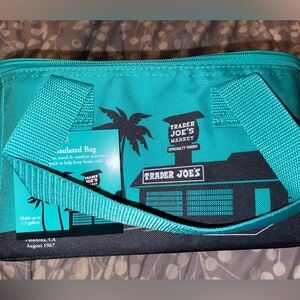 Trader Joe’s Teal Mini Insulated Bag || Lunch tote